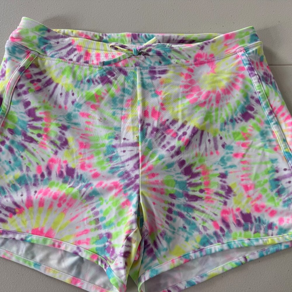 NWOT Tie Die Lands' End Shorts, Youth XL (14-16)